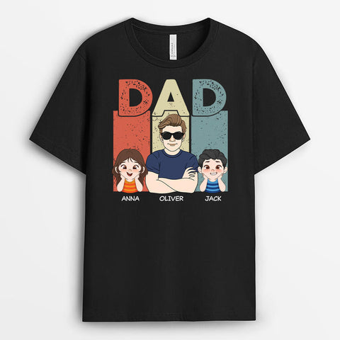 Personalized Grandad/Dad T-shirt brother happy Father's Day