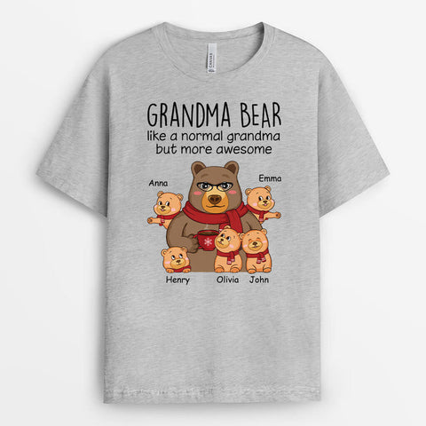 Grandma Bear Like A Normal Grandma But More Awesome T-shirt for Mother's Day
