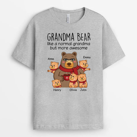 Grandma Bear Awesome T-Shirt - Mothers Day Grandma Poems[product]