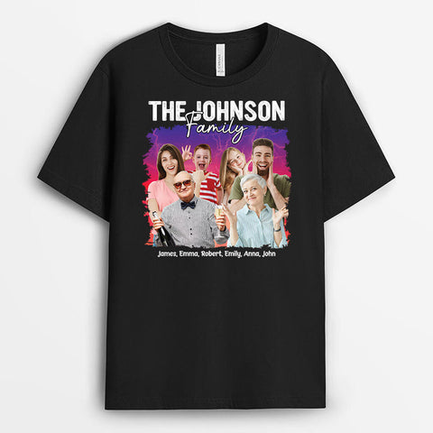 Personalized Happy Family T-shirt-gift ideas for family reunion