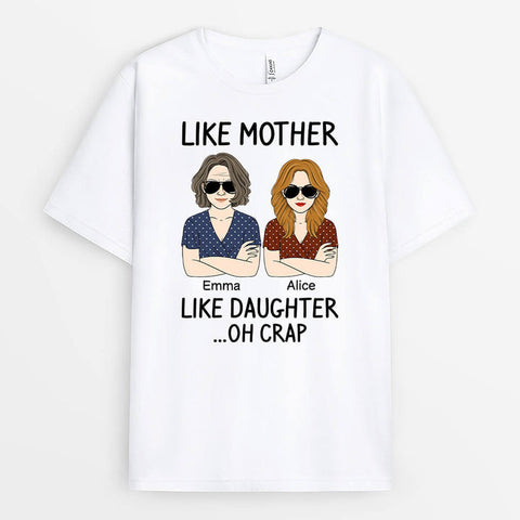 Customizable T-shirt With First Mother's Day Without Mom Quotes[product]