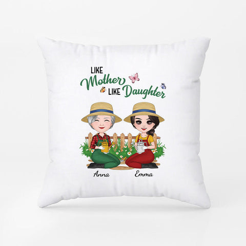 what to get your boyfriend's mom for mother's day - Personalized Pillow For Mom In Garden