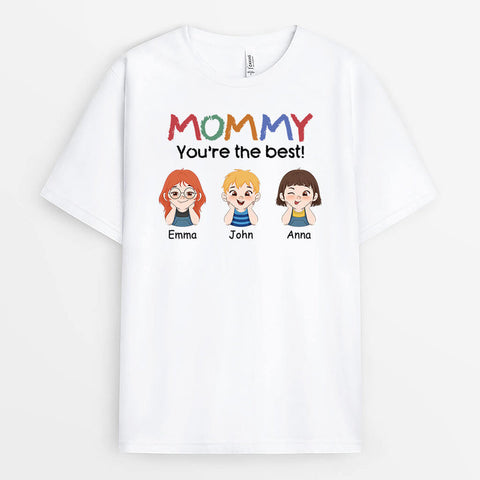 Mommy, You're The Best T-shirt With Heart Touching Mothers Day Quotes From Son