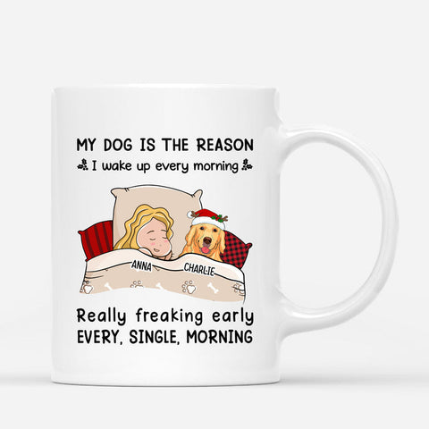 My Dog Is The Reason I Wake Up Mugs With Letter From Mom To Daughter Graduation[product]