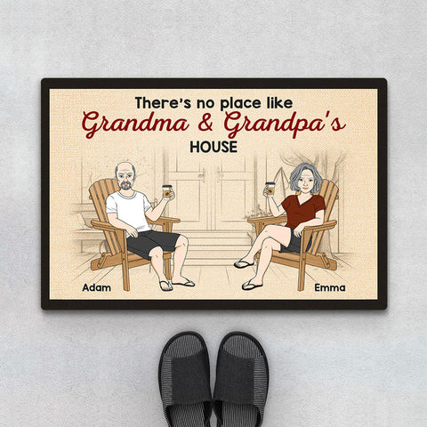 Personalized Nowhere Like Grandma & Grandpa's House Doormats luxury retirement gifts for him