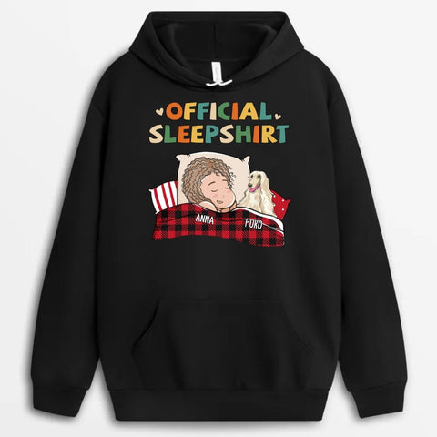 Personalized Official Sleepshirt Dog Hoodie - Mom Dog Gifts[product]
