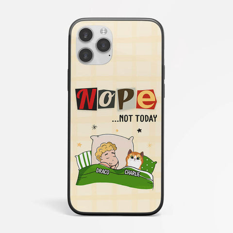 Nope Not Today Iphone 12 Phone Case As Camping Father's Day Gifts[product]