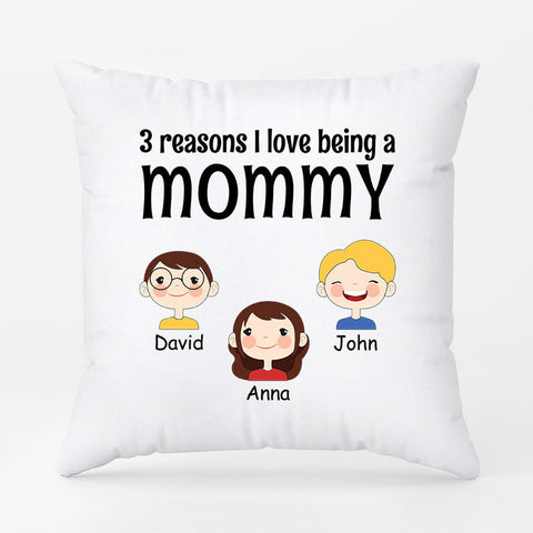 I Love Being A Mommy Pillow With Mother's Day Message To Sister[product]