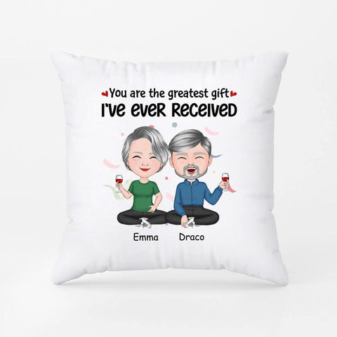 Custom You Are The Best Gift I've Ever Received Pillow As Anniversary Gifts For Parents Ideas