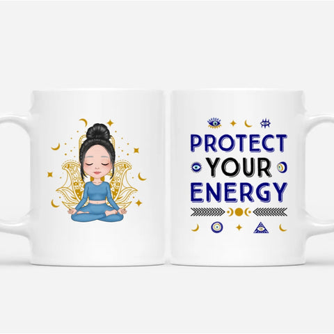 Personalized Protect Your Energy Mug as Unique 60th Birthday Presents