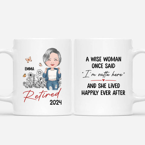 Retired 2024 Mug - Short Funny Retirement Quotes[product]