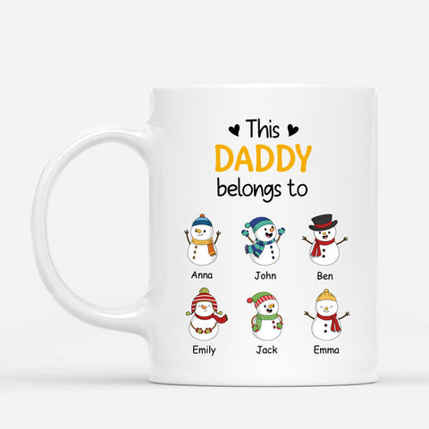 Personalized Snowman Mugs - 25 Dollar Gifts For Men[product]