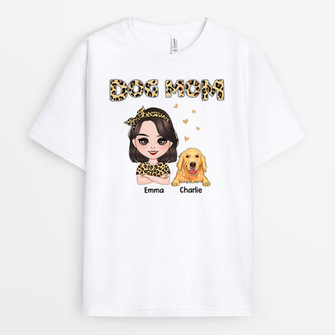 Personalized Dog Mom T Shirts as Mother's Day Gifts For Daughter In Law[product]
