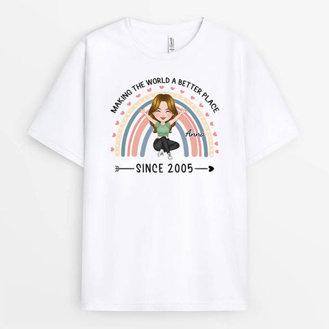 Making The World A Better Place Since 1993 T-Shirt - 30th Birthday Greetings T-shirt[product]