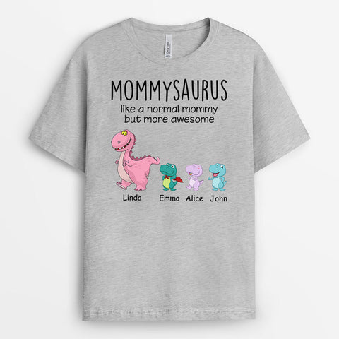 Personalized Normal But More Awesome Mommysaurus Grandmasaurus T-shirt[product]