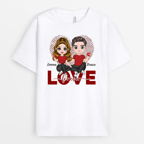 Love Forever T-shirt - 32 Anniversary Present[product]