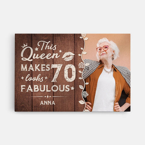 Happy 70th Birthday Wishes Funny on A Canvas[product]