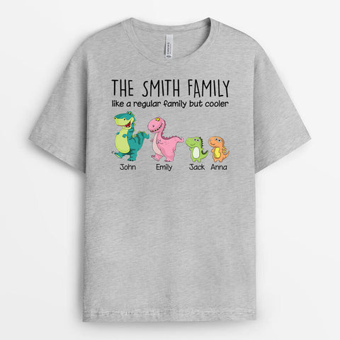 Personalized The Dinosaur Family T-shirt-family reunion gifts