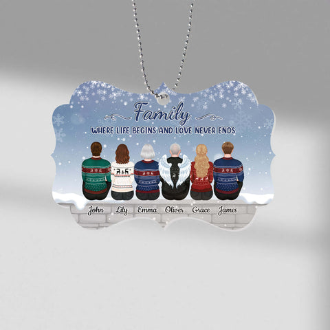 Personalized The Greatest Gift Our Parents Gave Us Was Each Other Ornament Memorial-Gift For Loss Of Son