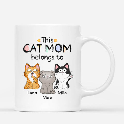 Personalized Coffee Cup Ideas Gift For Cat Mom[product]