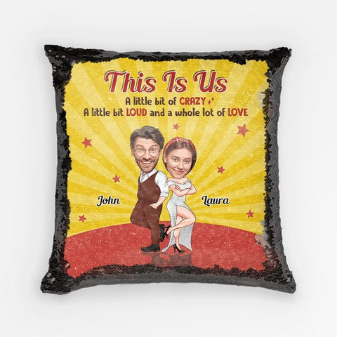 Customized This Is Us Sequin Pillow As Ideas For 50th Anniversary Gifts For Parents[product]