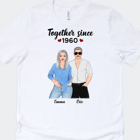 Custom T-shirt As Best Anniversary Gifts Parents[product]