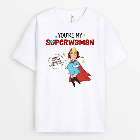 Superwoman Mom To Be T-shirt - Gifts for The Expecting Parents[product]