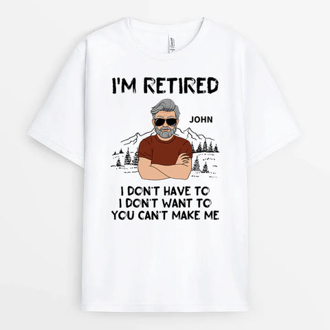 retire shirt