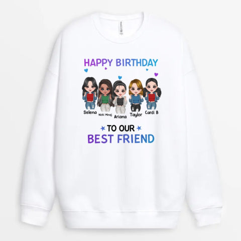 Personalized Happy Birthday Sweatshirt