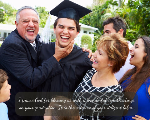 Graduation Message for Son from Father