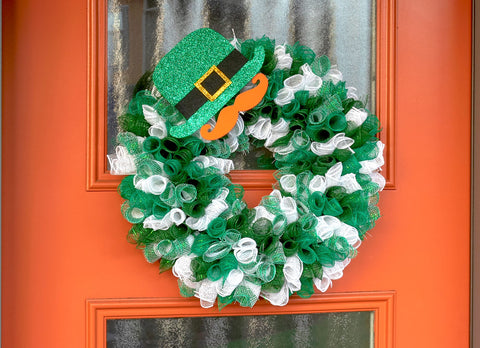 St Patricks Day Door Wreaths