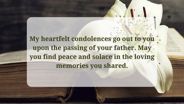 Sympathy Messages for Loss of Father