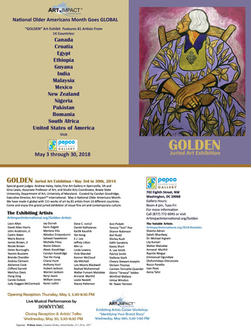 GOLDEN, Juried International Art Exhibition