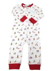 christmas pajamas holiday pjs lulu bebe toys footless