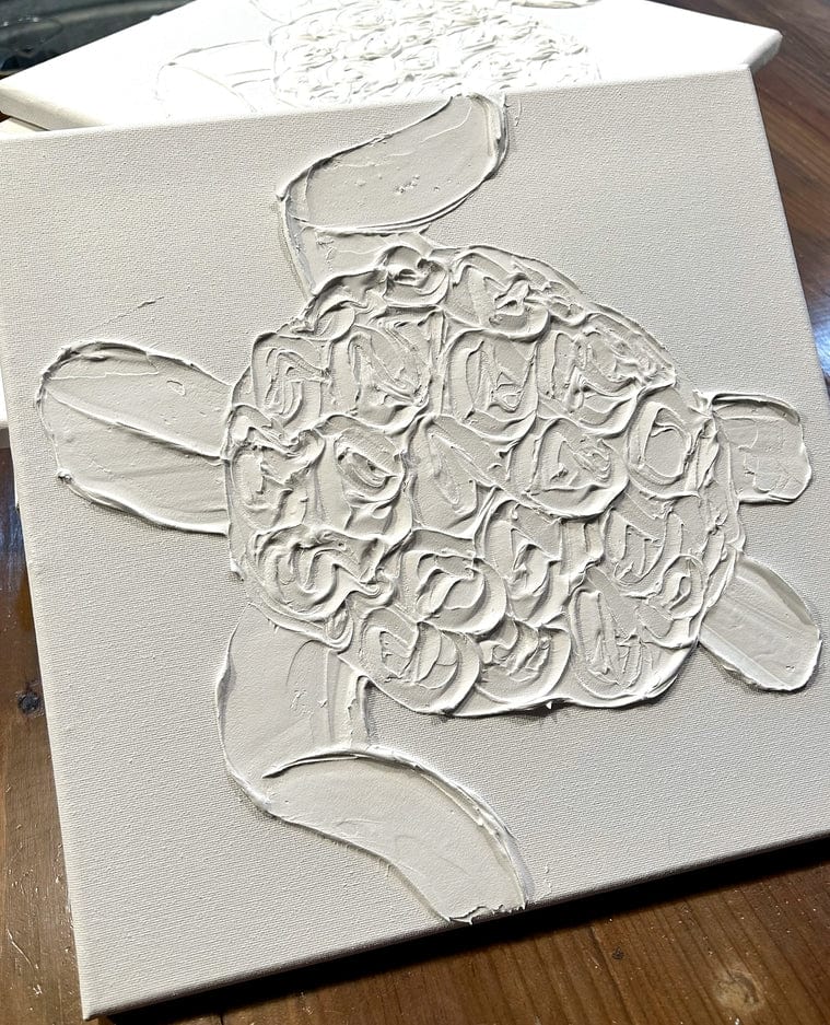 Coddiwomple Paint Your Own Canvas Sea Turtle 12x12