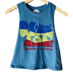 new orleans spring festivals where y'at racerback tank top