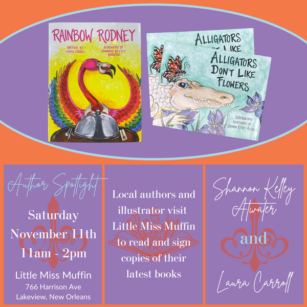 little miss muffin author spotlight book signing reading shannon kelley atwater laura carroll