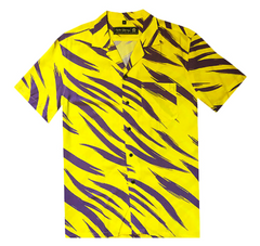 nola dawg tiger strip aloha shirt hawaiian