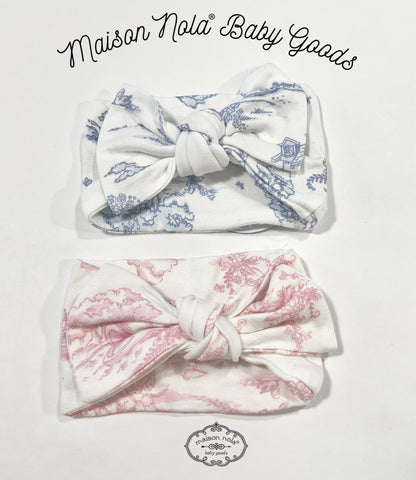 maison nola storyland toile bow headband