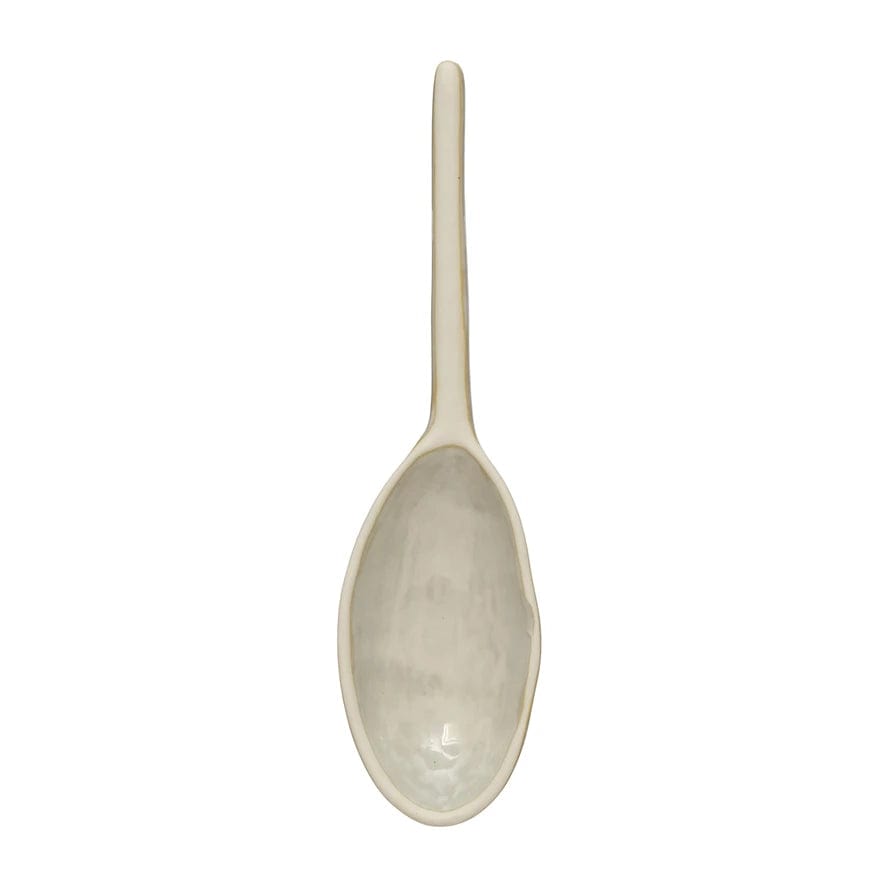 Creative Co-op Stoneware Spoon with Reactive Glaze