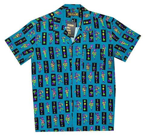 nola dawg jester aloha shirt hawaiian