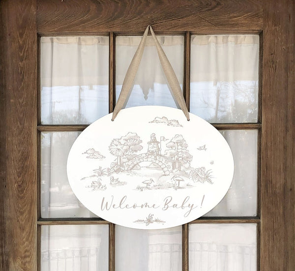 maison nola storyland toile newborn door hangers