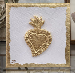 fleur art designs sacred heart mini canvas mothers day