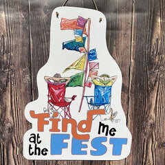 new orleans festival home decor 504 funk find me at the jazz fest door hanger