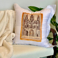 whereable art st louis cathedral linen pillowcase