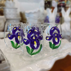 easter home decor michelle's art box iris glassware