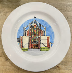 jan salzer art st catherine church platter