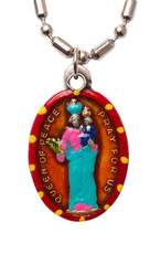 saints for sinners our lady queen of peace saints medal medallion