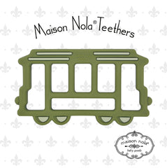 maison nola silicone teethers streetcar