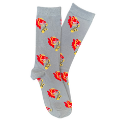 new orleans festival clothing whereable art socks redfish saxophone